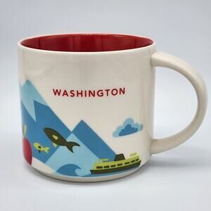Starbucks Washington Mug Your Are Here Collector Series 2016 New 14 oz
